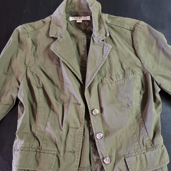Tommy Hilfiger Jackets & Blazers - Tommy Hilfiger Army Green Blazer